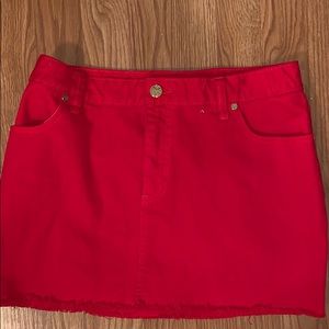 tory burch mini skirt